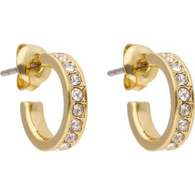 Ted Baker Seenita crystal nano gold korvarenkaat - Size: One size Ted Baker Seenita crystal nano gold korvarenkaat - Size: One size