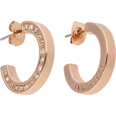 Ted Baker Senatta rose gold korvarenkaat - Size: One size Ted Baker Senatta rose gold korvarenkaat - Size: One size