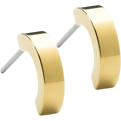Blomdahl Pendant Plain Curved Gold korvakorut 10 mm Blomdahl Pendant Plain Curved Gold korvakorut 10 mm