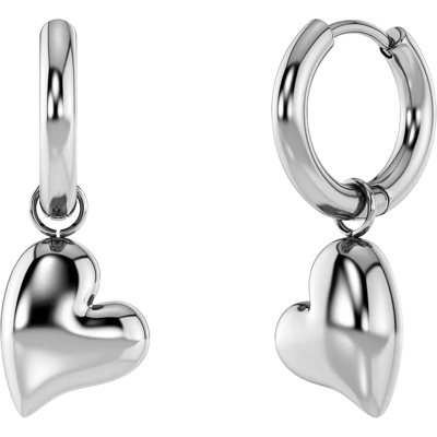 Edblad Amorina steel korvarenkaat - Size: One size Edblad Amorina steel korvarenkaat - Size: One size