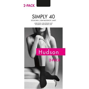 Hudson Simply 40 nilkkasukat 2-paria - Naiset - Size: 35-38 Hudson Simply 40 nilkkasukat 2-paria - Naiset - Size: 35-38