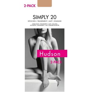 Hudson Simply 20 nilkkasukat 2 paria - Naiset - Size: 35-38 Hudson Simply 20 nilkkasukat 2 paria - Naiset - Size: 35-38