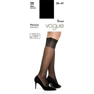 Vogue Pleasure Knee polvisukat 20 den 2-pack - Naiset - Size: 36-41 Vogue Pleasure Knee polvisukat 20 den 2-pack - Naiset - Size: 36-41