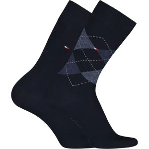 Tommy Hilfiger 2-pack Check -sukat - Miehet - Size: 43/46 Tommy Hilfiger 2-pack Check -sukat - Miehet - Size: 43/46