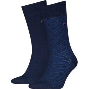 Tommy Hilfiger Flag 2-pack sukat - Miehet - Size: 39/42 Tommy Hilfiger Flag 2-pack sukat - Miehet - Size: 39/42