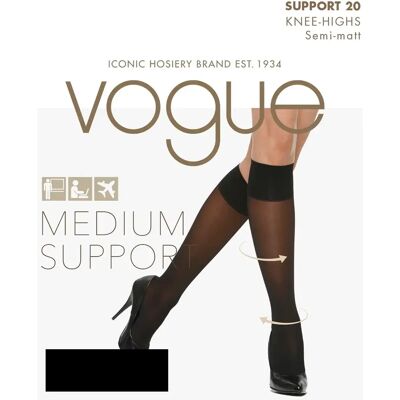 Vogue Support Knee polvisukat 20 den - Naiset - Size: 39-42 Vogue Support Knee polvisukat 20 den - Naiset - Size: 39-42