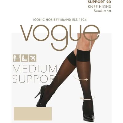 Vogue Support Knee polvisukat 20 den - Naiset - Size: 36-40 Vogue Support Knee polvisukat 20 den - Naiset - Size: 36-40