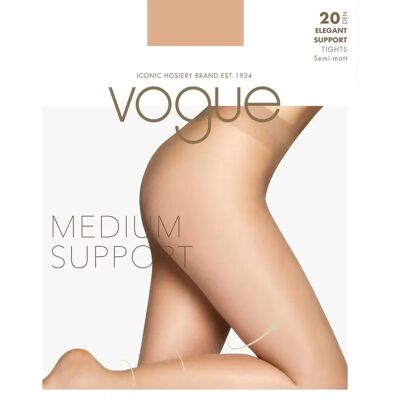 Vogue Elegant Support sukkahousut 20 den - Naiset - Size: 44-46 Vogue Elegant Support sukkahousut 20 den - Naiset - Size: 44-46