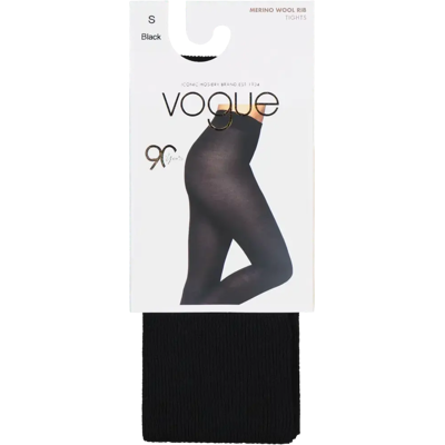 Vogue Wool Ribb merinosukkahousut - Naiset - Size: S Vogue Wool Ribb merinosukkahousut - Naiset - Size: S