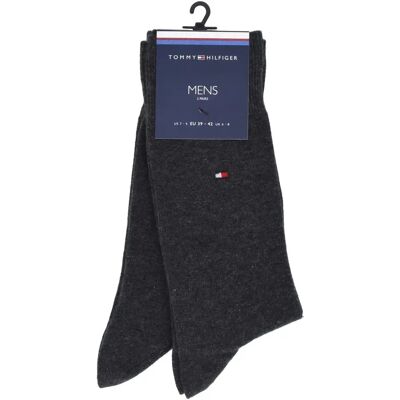 Tommy Hilfiger Classic puuvillasekoitesukat 2-pack - Miehet - Size: 43-46 Tommy Hilfiger Classic puuvillasekoitesukat 2-pack - Miehet - Size: 43-46