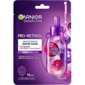 Garnier Pro-Retinol Smoothing Serum Kangasnaamio kaikille ihotyypeille 28 g Garnier Pro-Retinol Smoothing Serum Kangasnaamio kaikille ihotyypeille 28 g