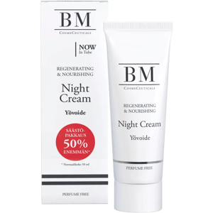 BM CosmeCeuticals BM Night Cream yövoide säästöpakkaus 75 ml BM CosmeCeuticals BM Night Cream yövoide säästöpakkaus 75 ml