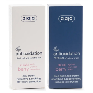 Ziaja acai berry päivävoide+yövoide setti Ziaja acai berry päivävoide+yövoide setti