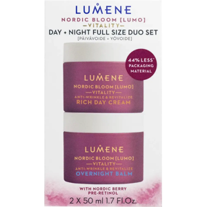 Lumene LUMO VITALITY Silottava & elvyttävä päivävoide + yövoide tuplapakkaus Lumene LUMO VITALITY Silottava & elvyttävä päivävoide + yövoide tuplapakkaus