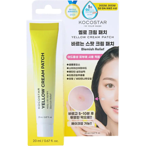 Kocostar Yellow Cream Patch Blemish Relief täsmähoitotuote epäpuhtauksille 20 ml Kocostar Yellow Cream Patch Blemish Relief täsmähoitotuote epäpuhtauksille 20 ml