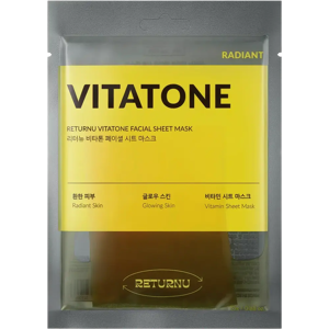 Returnu Vitatone Facial Sheet Mask 25 g Returnu Vitatone Facial Sheet Mask 25 g