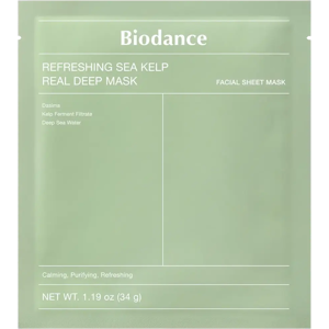 Biodance Refreshing Sea Kelp Real Deep Mask kasvonaamio Biodance Refreshing Sea Kelp Real Deep Mask kasvonaamio