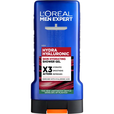 L'Oréal Paris Men Expert Hydra Hyaluronic suihkusaippua 300 ml - Miehet L'Oréal Paris Men Expert Hydra Hyaluronic suihkusaippua 300 ml - Miehet
