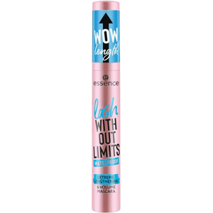 Essence lash WITHOUT LIMITS WATERPROOF EXTREME LENGTHENING & VOLUME MASCARA 03 Black Waterproof 13 ml - Size: 03 Essence lash WITHOUT LIMITS WATERPROOF EXTREME LENGTHENING & VOLUME MASCARA 03 Black Waterproof 13 ml - Size: 03