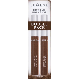 Lumene Brow Care Shaping Wax 2 Tuplapakkaus harmaanruskea Lumene Brow Care Shaping Wax 2 Tuplapakkaus harmaanruskea 
