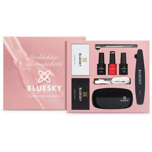 Bluesky Gel Polish Mini Starter Kit geelilakka-aloituspaketti Bluesky Gel Polish Mini Starter Kit geelilakka-aloituspaketti