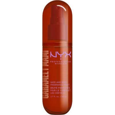 NYX Professional Makeup Fat Oil Body Fragrance Mist Caramelt Mami vartalotuoksu 80 ml - Size: VAKIO NYX Professional Makeup Fat Oil Body Fragrance Mist Caramelt Mami vartalotuoksu 80 ml - Size: VAKIO