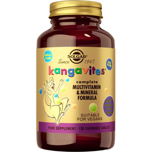 Solgar Kangavites täydellinen monivitamiini- ja mineraalipurutabletti (120 kpl.) Solgar Kangavites täydellinen monivitamiini- ja mineraalipurutabletti (120 kpl.)