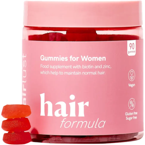 Hairlust Hair Formula Gummies for Women hiusvitamiini naisille 90 kpl Hairlust Hair Formula Gummies for Women hiusvitamiini naisille 90 kpl