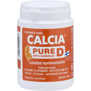 Calcia Pure D Kalkki-D3 vitamiinitabletti 120 tabl Calcia Pure D Kalkki-D3 vitamiinitabletti 120 tabl