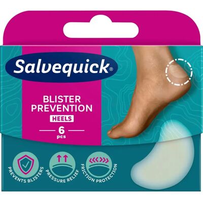 Salvequick Kantapään rakkolaastari - Ennaltaehkäisy Salvequick Kantapään rakkolaastari - Ennaltaehkäisy