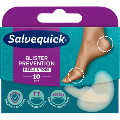 Salvequick Jalkojenhoito Mix - Rakkolaastarit 10 kpl - Jalkojenhoito Salvequick Jalkojenhoito Mix - Rakkolaastarit 10 kpl - Jalkojenhoito