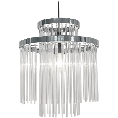 SESSAK Lighting Mirella riippuvalaisin K61817-30KR kromi/kirkas - Size: One size SESSAK Lighting Mirella riippuvalaisin K61817-30KR kromi/kirkas - Size: One size