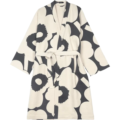 Marimekko Unikko kylpytakki M harmaa - Size: M Marimekko Unikko kylpytakki M harmaa - Size: M