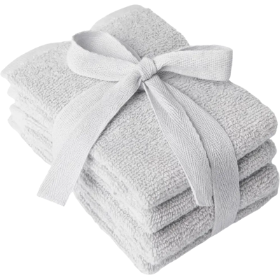 Åhléns Home Stella pyyhesetti 4 kpl 30x30cm vaaleanharmaa - Size: 30x30 cm Åhléns Home Stella pyyhesetti 4 kpl 30x30cm vaaleanharmaa - Size: 30x30 cm