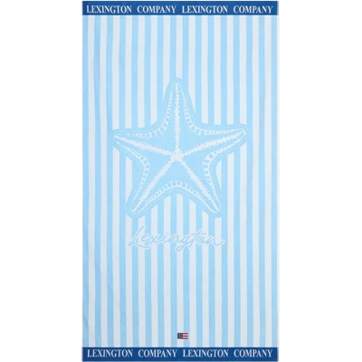 Lexington Company Lexington Summer Velour rantapyyhe 100x180 cm sininen - Size: 100x180 cm Lexington Company Lexington Summer Velour rantapyyhe 100x180 cm sininen - Size: 100x180 cm