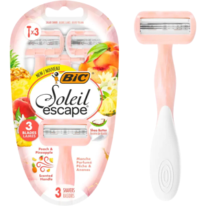 BiC Soleil Escape 3 Peach & Pineapple-varsiterä BiC Soleil Escape 3 Peach & Pineapple-varsiterä