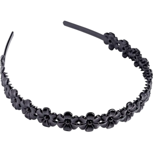 Cailap Hiuspanta kukkakuvio musta Cailap Hiuspanta kukkakuvio musta