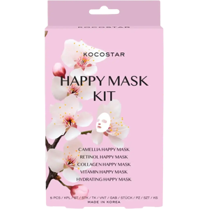 Kocostar Happy Mask Kit kangasnaamiopakkaus 5 kpl Kocostar Happy Mask Kit kangasnaamiopakkaus 5 kpl