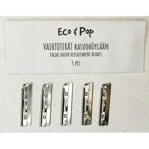 Eco & Pop terät kasvohöylään 5 kpl Eco & Pop terät kasvohöylään 5 kpl