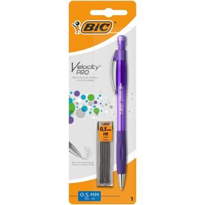 BiC Velocity Pro lyijytäytekynä 0,5 + täyttölyijyt 12kpl lajitelma BiC Velocity Pro lyijytäytekynä 0,5 + täyttölyijyt 12kpl lajitelma
