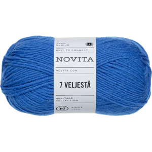 Novita lanka 7 Veljestä 100 g lobelia 136 Novita lanka 7 Veljestä 100 g lobelia 136