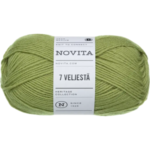 Novita lanka 7 Veljestä 100 g artisokka 330 Novita lanka 7 Veljestä 100 g artisokka 330