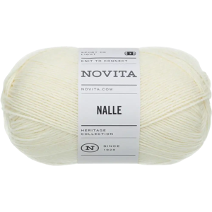 Novita Nalle 100g 010 luonnonvalkoinen Novita Nalle 100g 010 luonnonvalkoinen