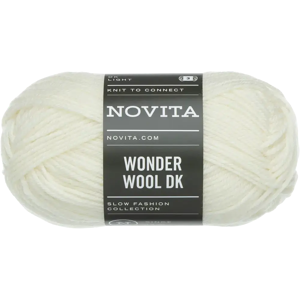 Novita lanka Wonder Wool DK 50 g vaahto 017 Novita lanka Wonder Wool DK 50 g vaahto 017