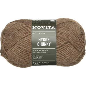 Novita lanka Hygge Chunky 100 g metsäsieni 068 Novita lanka Hygge Chunky 100 g metsäsieni 068
