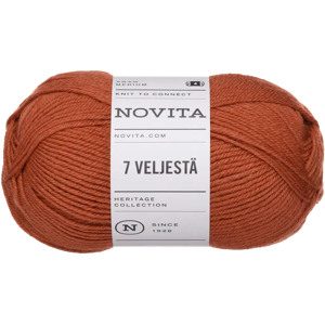 Novita lanka 7 Veljestä 100g pihlaja 644 Novita lanka 7 Veljestä 100g pihlaja 644