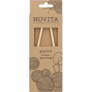 Novita Pyöröpuikko koivu 60cm - 5mm Novita Pyöröpuikko koivu 60cm - 5mm
