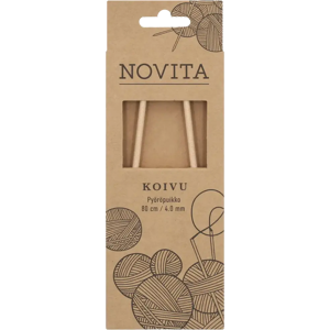 Novita Pyöröpuikko koivu 80cm - 4mm Novita Pyöröpuikko koivu 80cm - 4mm