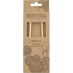 Novita Pyöröpuikko koivu 80cm - 5mm Novita Pyöröpuikko koivu 80cm - 5mm