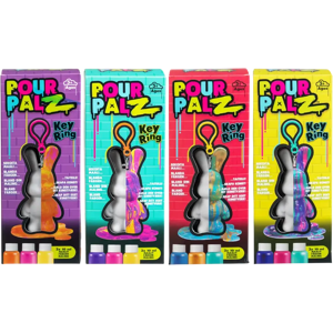 Pour Palz askartelu Bunny mini avaimenperä, erilaisia Pour Palz askartelu Bunny mini avaimenperä, erilaisia